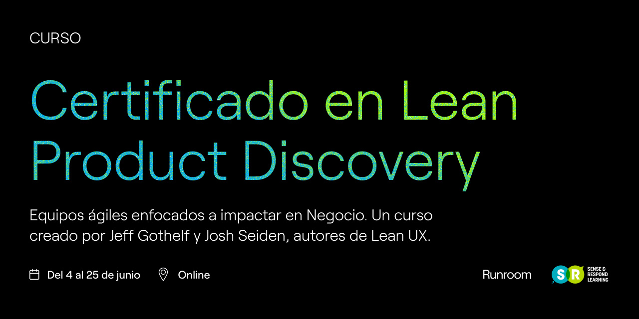 Curso online Certificado en Lean Product Discovery